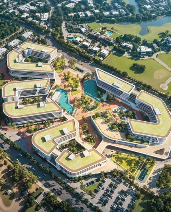 VIDA-FLOR阿根廷投资入籍项目鸟瞰图：超级综合体全景