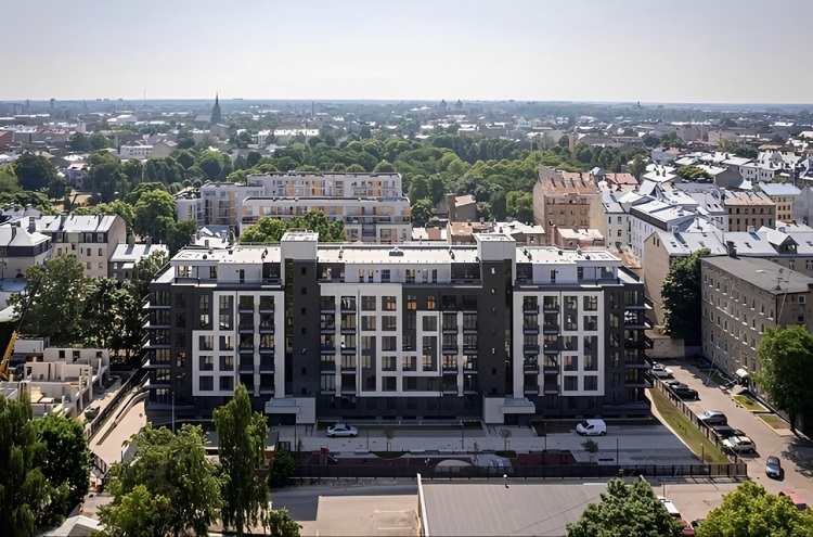 拉脱维亚购房移民优选地段-戴依娜公寓周边地图